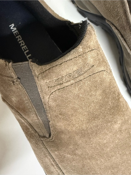 Merrell Other - Merrell Men's Suede Slip-On Loafers in Taupe